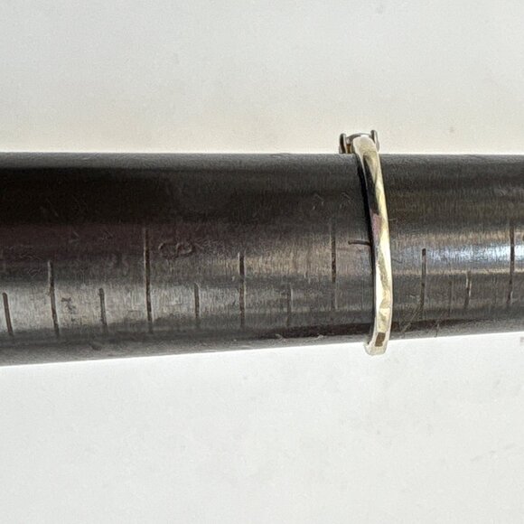 Sterling Silver 925 Cubic Zirconia Three Stone Prong Set Statement Ring Size 7 - Picture 14 of 15